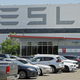 The Tesla factory in Fremont, California.